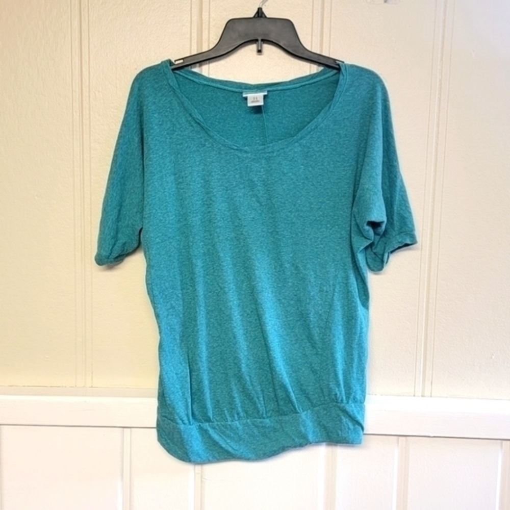 Motherhood Maternity Teal Tee‎